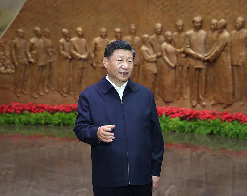 9��12�����й���������ǡ�������ϯ�������ί��ϯϰ��ƽ�Ӳ��й����뱱����ɽ���������������ϰ��ƽ����ɽ��������ݲιۡ�Ϊ���й����������չ�������䷢��Ҫ������